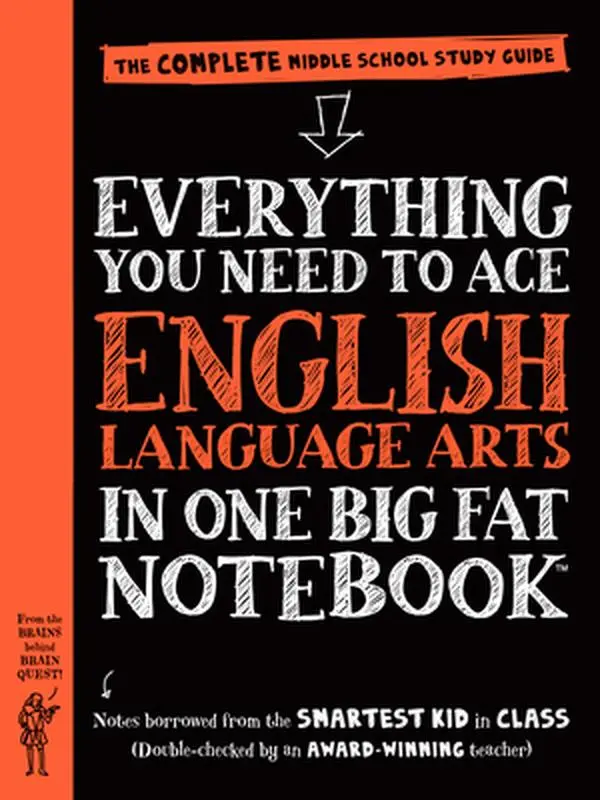 USED Book - Everything You Need to Ace English Language Arts in One Big Fat Notebook: The Complete Middle School Study Guide by Workman Publishing (Paperback) - english