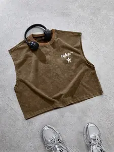 Men's Simple Loose-Fit Short-Sleeved T-Shirt High-Quality Cotton Fabric Minimalist Graphic Pattern Printing Summer Streetwear Trendy