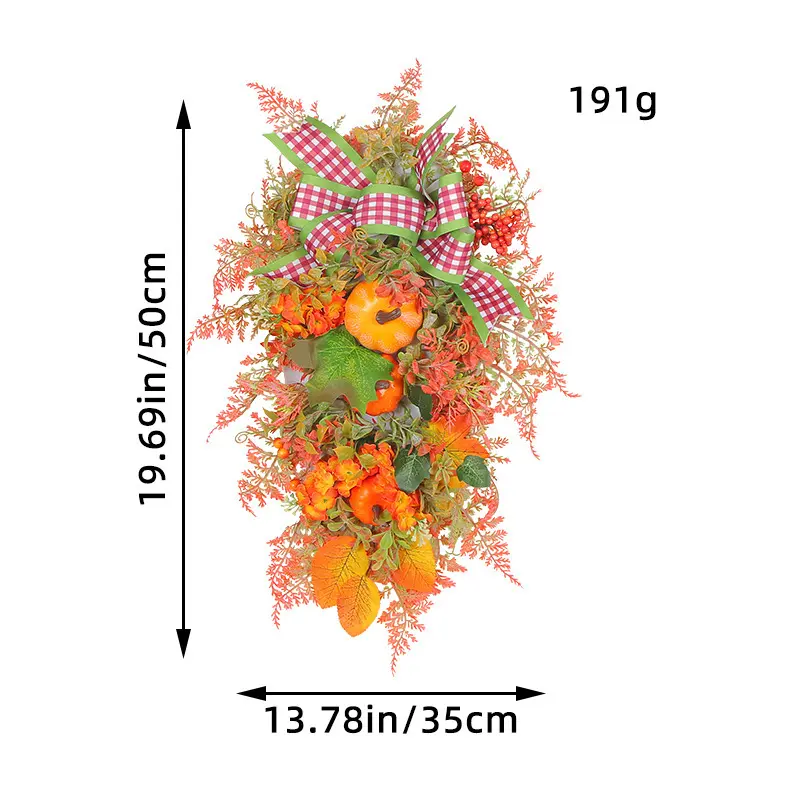 K1 16 Thanksgiving Pumpkin Hanging Upsid