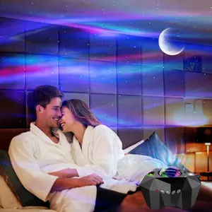 Usb Water Pattern Bluetooth Music Ocean Star Projector Lamp Used for decorating parties, birthdays, and Christmas gifts Party Gifts