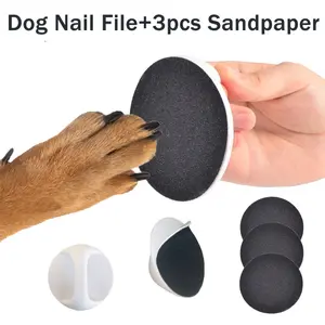 1pc durable plastic dog nail file dog scratch board Paw Trimmer is comfortable and mute for dogs. nail file comes with 2pcs instead of sandpaper, which is a good friend of dogs.