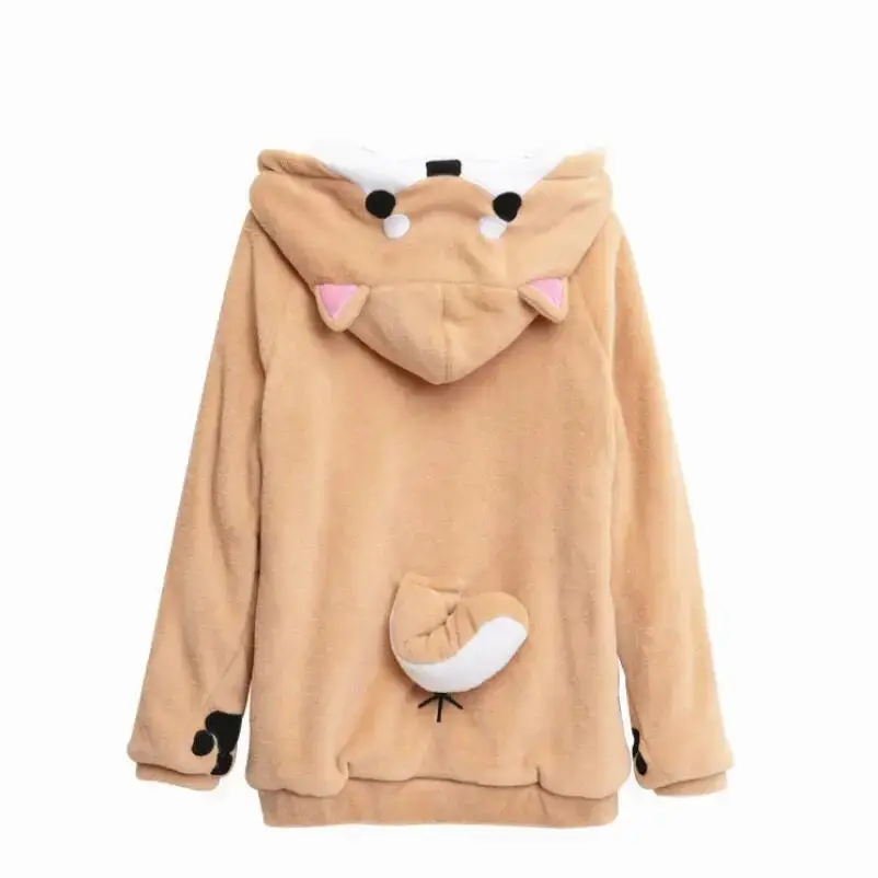 Kawaii Doge Muco Hoodie - Harajuku Style