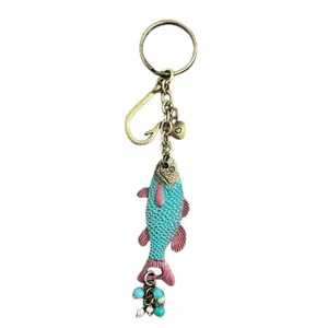 Fish & Hook Keychain