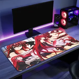 High School DxD Anime Gaming Mouse Pad 80×30cm, HD Printed Desk Mat, Non-Slip Natural Rubber Mouse Mat, Computer Accessories for Gaming & Daily Use
