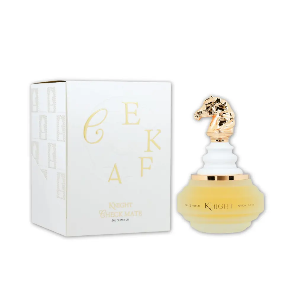 Armaf Checkmate Knight Eau de Parfum for Women 3.4 oz - Elegant Citrus Woody Fragrance for Men & Women with Elemi Mandarin Pear Orange Clary Sage Angelica Seeds Virginia Cedarwood