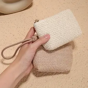 2-pack Coin Purse Keychain with Card Holder, Small Portable Zipper Change Pouch for Keys and Cash, 8 Card Slots Credit Card Holder and Key Ring for Women, Slim Minimalist Front Pocket Wallet, Everyday Carry Must Have