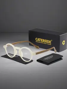 Elegant Minimalist Tr90 Anti-Blue Light Glasses Frame, Unisex Fashion Accessory for All Seasons, Perfect for Art Gallery Events & Book Signings