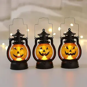 "Light up Halloween with our Children's Pumpkin Lanterns! 🎃✨ Battery-operated LED lights, indoor/outdoor decorations, 3-pack.