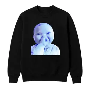 AI Baby Holding Laugh Meme Viral Trend Shirt