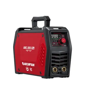 ARCCAPTAIN iControl ARC205 Pro Stick Welder, [APP Control] 205Amp ARC/Lift TIG Welding Machine, Large LED Display, IGBT Inverter 110V/220V MMA Welder with Hot Start, Arc force, and Anti-Stick Dual Voltage TIGStickArc Welder