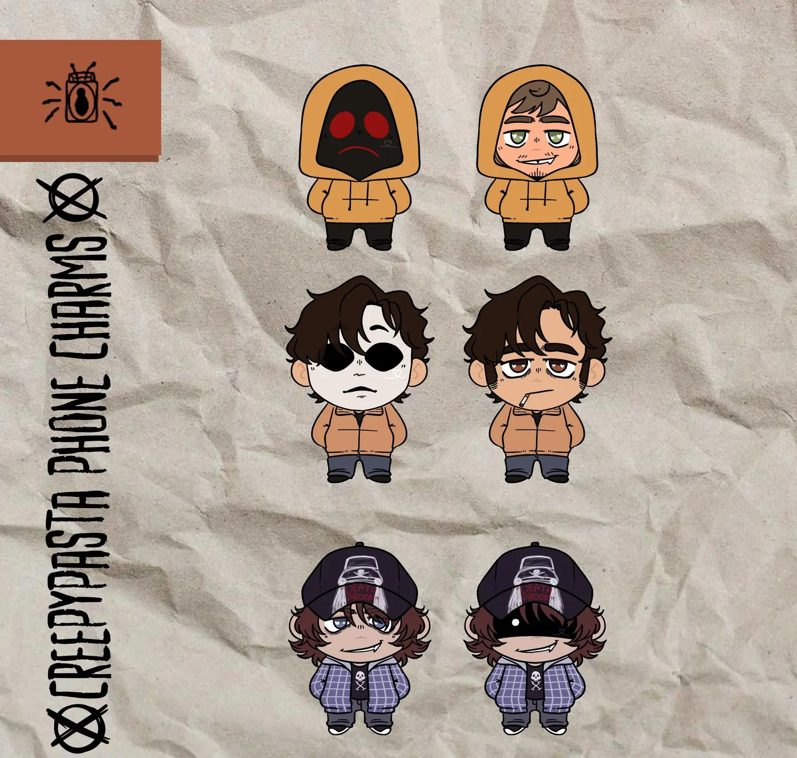 Creepypasta/Slenderverse Acrylic Keychain , Great For Daily Use Or As Thoughtful Little Gifts For Your Friends And Yourself