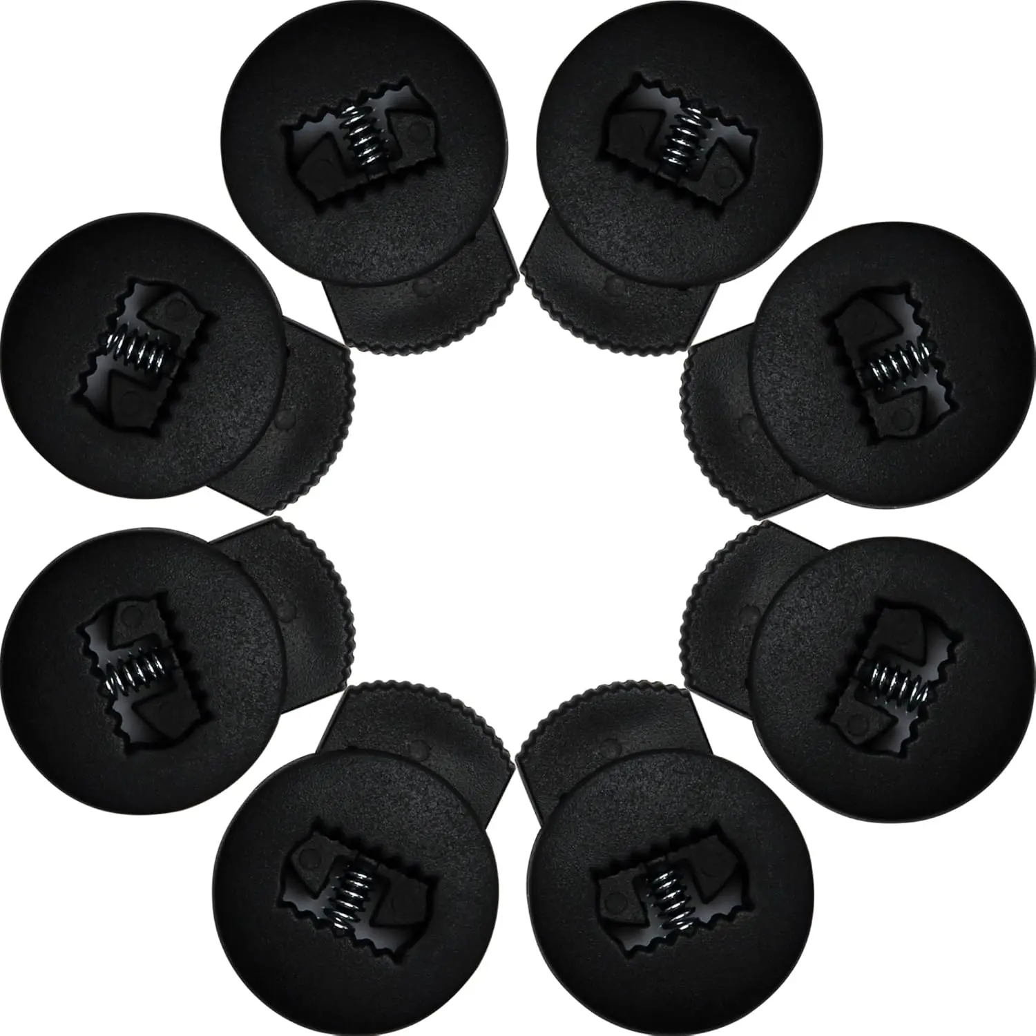 Glove Locks, Lace Locks for Baseball Glove 8 Pack, Never Need Thying Knots Again, Strong Elasticity, Made Plastic and Springs, Fits All Gloves, Baseball Gloves Accessories