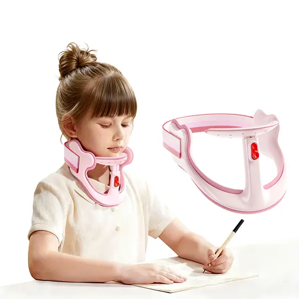 POSTURE AURA Adjustable Neck Brace Posture Strap - Hunchback Aligner, Neck Pressure Relief Support - Healthcare Tool for Office Workers