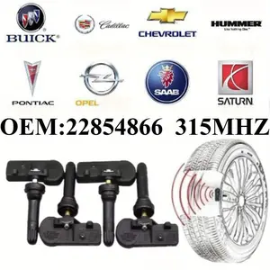 1Pcs/4Pcs TPMS/Tire Pressure Sensor OEM#22854866 #315MHZ For:BUICK(ALLURE CASCADA ENCLAVE ENCORE LACROSSE LESABRE LUCERNE REGAL VERANO) CADILLAC(ATS CTS ELR ESCALADE SRX STS) CHEVROLET(AVALANCHE AVEO CAMARO CAPTIVE COBALT COLORADO CRUZE EQUINOX EXPRESS