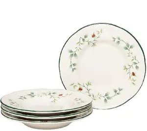 Pfaltzgraff Winterberry Appetizer Plates, Set of 4