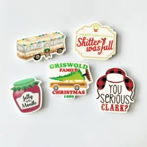 Christmas Vacation Fridge Magnets, National Lampoon, Funny Magnets, Christmas Decor Set Artwork