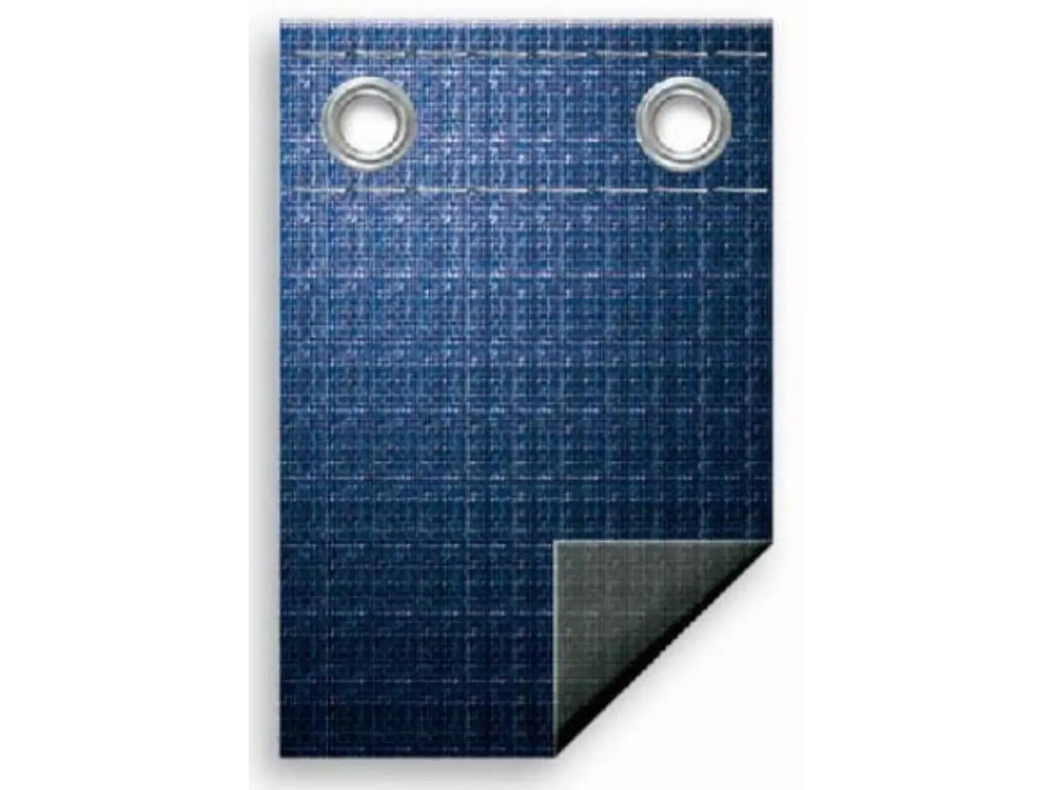 Swimline PCO818 15 ft. Round Superguard Blue 3 ft. Overlap Solid Winter Cover - 8 Year Warranty