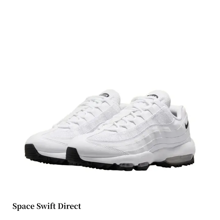 All-White Mesh + Black Low-Top Retro Air Cushion Sneakers | Streetwear Shock-Absorbing Running Shoes