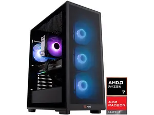 ABS Stratos Ruby Gaming PC - Windows 11 - AMD Ryzen 7 9700X - Radeon RX 9070 XT - 32GB DDR5 6400MHz - 1TB M.2 SSD