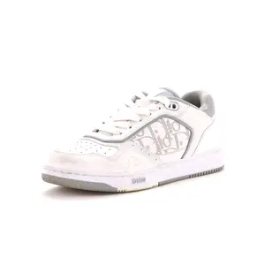 Pre-owned Christian Dior Men's B27 Low-Top Sneakers Leather with Oblique Galaxy Leather by Rebag