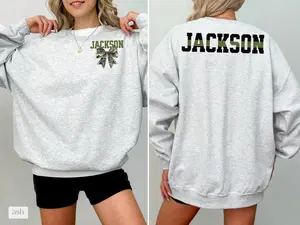 Custom Army Wife Sweatshirt with Name, Personalized Military Family Shirt, Proud Army Girlfriend Gift, Military Sweatshirt