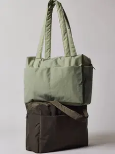 Everyday Cloud Bag, Top Handle Tote with Key Leash, Casual Large Commuter Work Bag, Women's Diaper Bag, Fashionable Shoulder Handbag