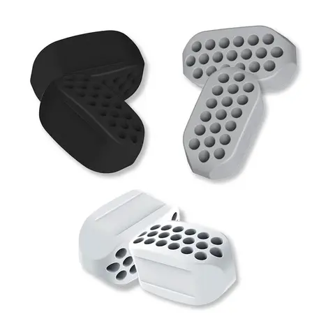 Unisex Jaw Exerciser Set, Jawline Trainer & Enhancer, 3 Resistance Levels (6 Pieces), BPA-Free Silicone, Ideal for Beginners, Intermediate, and Advanced Users
