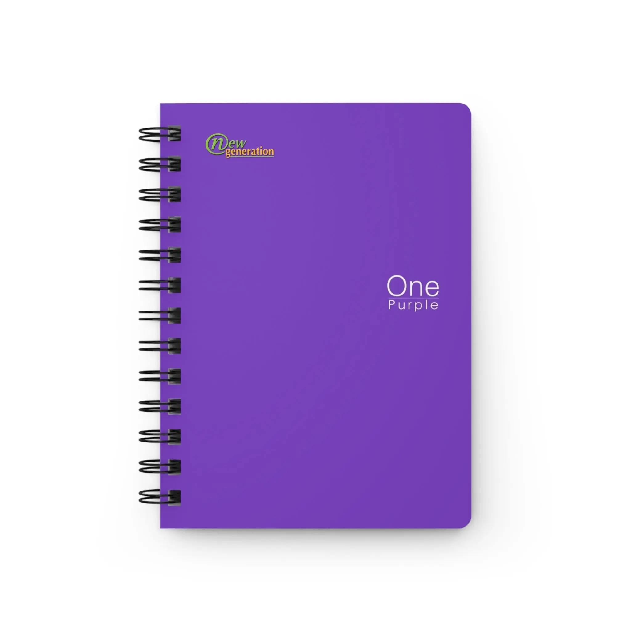 New Generation -  One - Spiral Bound Journal - 150 Pages Hard Cover Notebook for Writing, Doodling, Bullet Journaling, Sketching, Planner