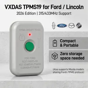 VXDAS Ford TPMS19 Reset & Relearn Tool for Ford F-150 | Tire Sensor Activation | Lincoln/Mercury/Mazda | 8C2Z-1A203-A (2025)