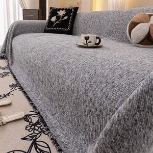 Elegant Lightweight Sofa Cover, Hand Wash &, Pet-Friendly All-Season Couch Protector, Durable No Fading