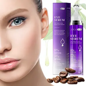 Atoany Eye Essence Rollerball, Caffeine Serum, Hydrating, Brightening, Firming, Roll-On Design, Eye Care Essential