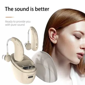 Hearing amplifier-amplification, comfortable to wear and easy to operate.