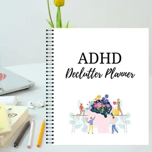 [Daily Challenges Declutter Planner Guide] Declutter Planner with Daily, Weekly & Monthly Challenges - Home Organizing Guide and Workbook for Adults, Decluttering, Declutter Your Home, Productivity Planner