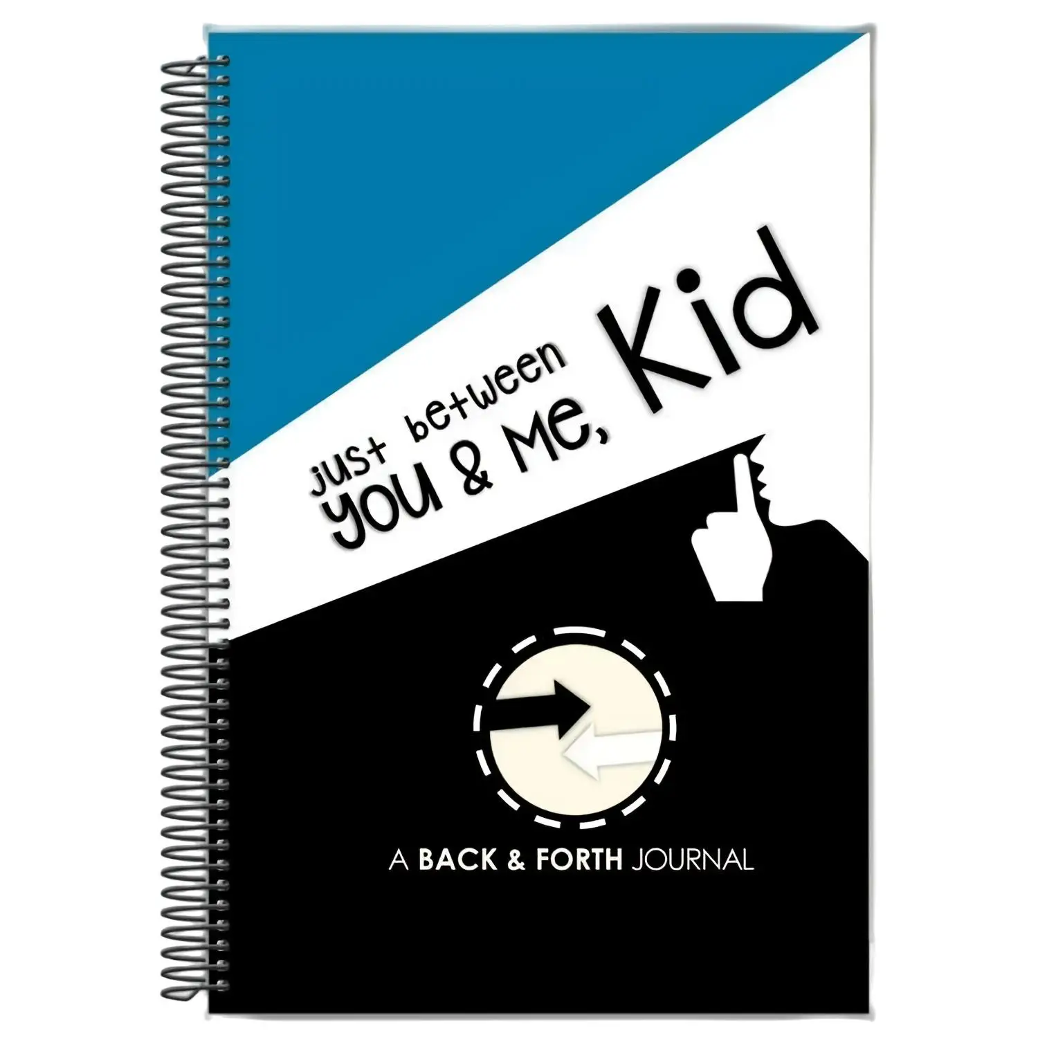 Just Between You & Me Notebook, 1/2/3 Counts Back & Forth Journal Between Grown-up & Kid, Office Stationery & Supplies, Gift for Book Lover