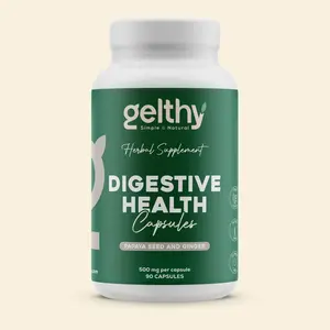Digestive Health 100% Papaya Seed & Ginger 500mg (90) Caps Natural Organic Supplement