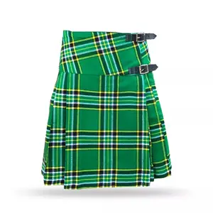 Women’s Tartan Billie Kilt Skirt – Pleated Highland Mini Kilt (28"–44")