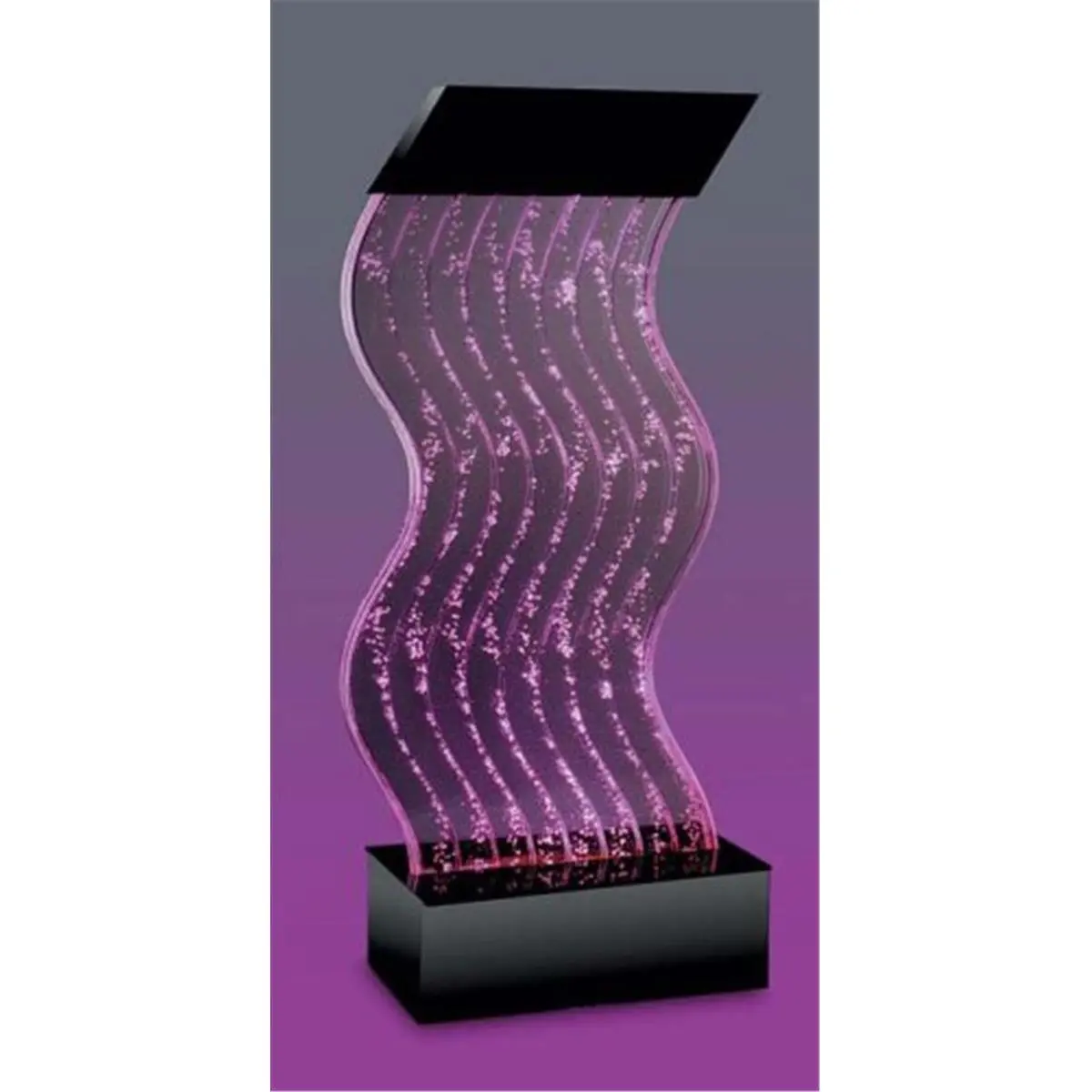 212 MAIN Midwest Tropical Water Panel Wave Fountain, Outdoor Garden Decor for Home Improvement and Garden Supplies, Lighting, Garden Accessories
