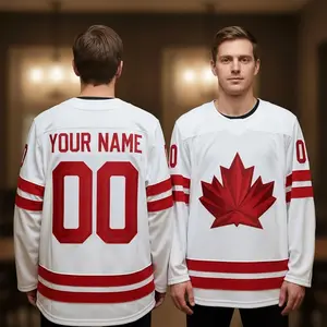 Custom 2026 Canada Hockey Jersey – Personalization Canada Hockey Jersey - Adult Sizes S–5XL, Team Canada hockey Jersey, Fan Hockey jersey