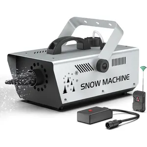 1000W Stage Snow Machines  & Manual Control Snowflake Adjustable Snowflake Size Srtificial Snow Making Machin for Christmas Weddings Party Indoor Outdoor
