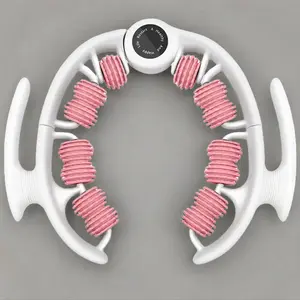 Muscle Massage Roller, Foam Roller for Deep Tissue Massage and Fitness Exercise.Golfer Tennis Elbow Relief Roller for Men&Women, Massage Roller Tool for Neck,Back,Leg, Arm,Thigh. White, Body Care