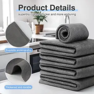 10 Pcs Magic Cleaning Cloth, Reuseable Thickened Streak Free Magic Cleaning Wipes, Microfiber Cleaning Cloths For Windows Glass Car