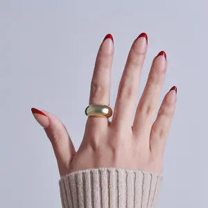 Kiss Core French Press On Glue Nails – Cheerful