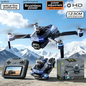 GT8 adult foldable brushless quadcopter drone, equipped with dual high-definition cameras and 5G FPV transmission, is a high-performance remote-controlled drone suitable as a holiday or birthday gift