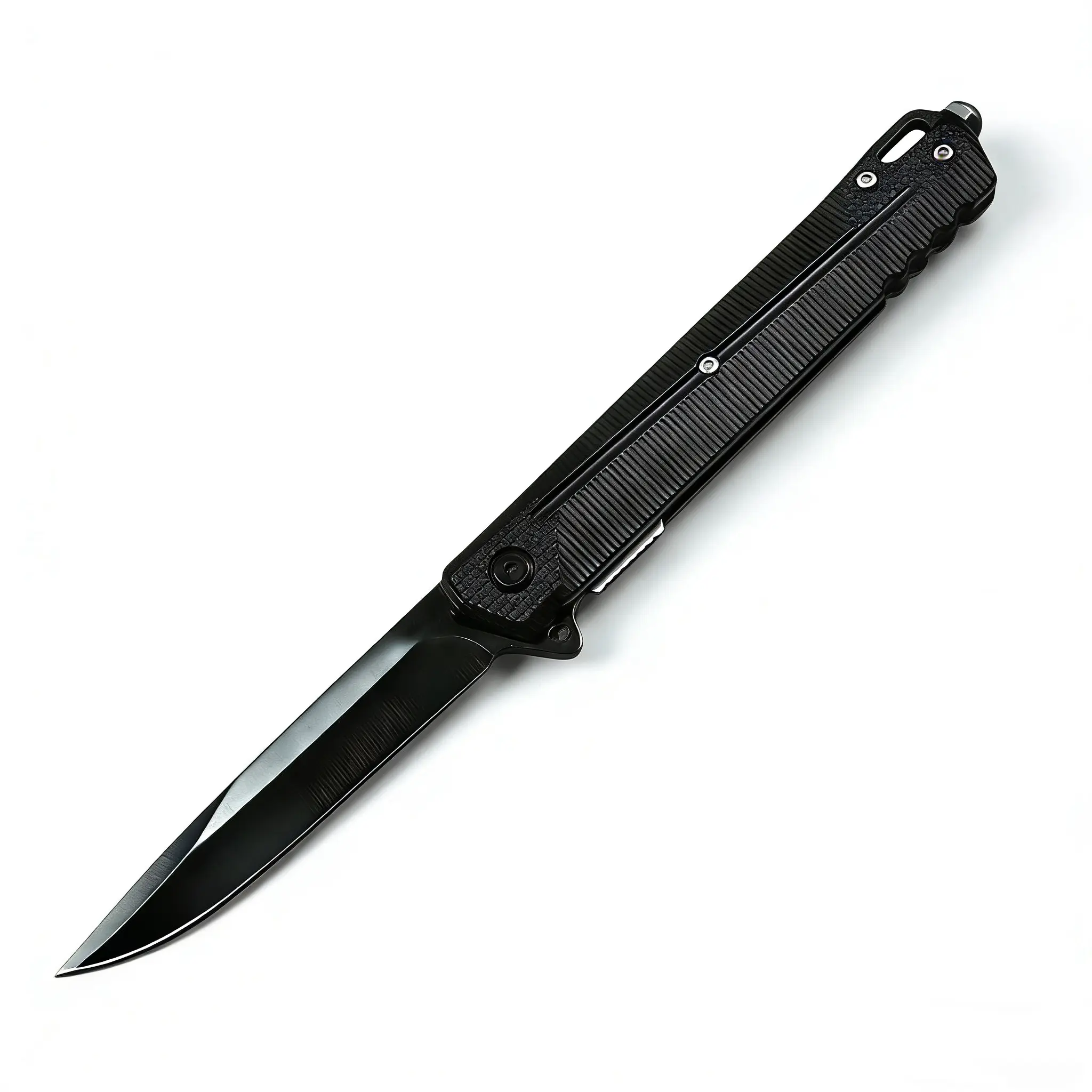 Sharp blade, folding knife, outdoor folding knife, suitable for camping and hiking, gifts for men and women, holiday giftsBlade with black DLC, Tactical Knives