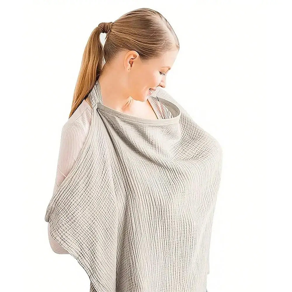 Solid Color Breathable Nursing Cover, Multifunctional Nursing Cover for Outdoor, Breastfeeding Cover for Women, Newborn Infant Kids Clothes