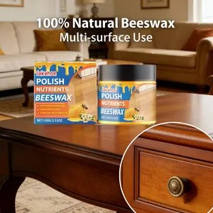 Jakehoe Beeswax Furniture Polish, Wood Furniture Moisturizing Cleaner, Daily Maintenance Care Agent, Home Decor Essential