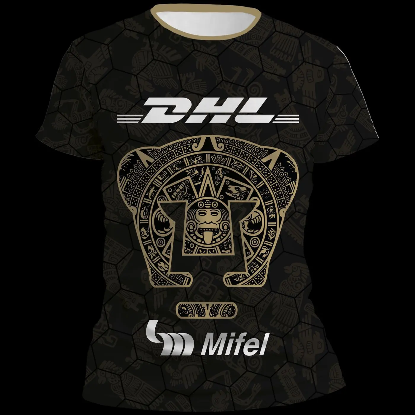 Liga MX Playera Pumas Concepto Mexico 3D T-shirt, Mexican Soccer Jersey, Gifts for Mexicano Fútbol Fans, Sport Gear, Football Wear