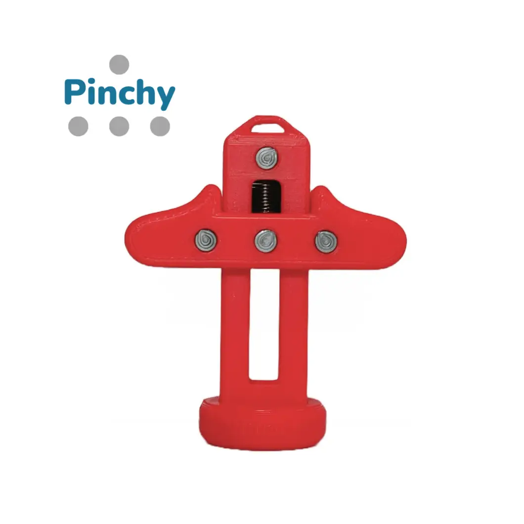 Pinchy: The Silent Fidget Pincher Stress Toy for Anxiety, Focus, ADHD, ASD - 3D Printed in USA, Portable Design with Keychain Hole