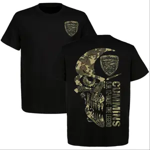 The Legend Cummins 5.9L 12-Valve Skull Camo T-Shirt, Cummins Diesel Tee, Great for Truck Lovers, Full Size, Full Color
