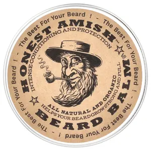 Honest Amish Beard Balm, 4 oz (120 ml)